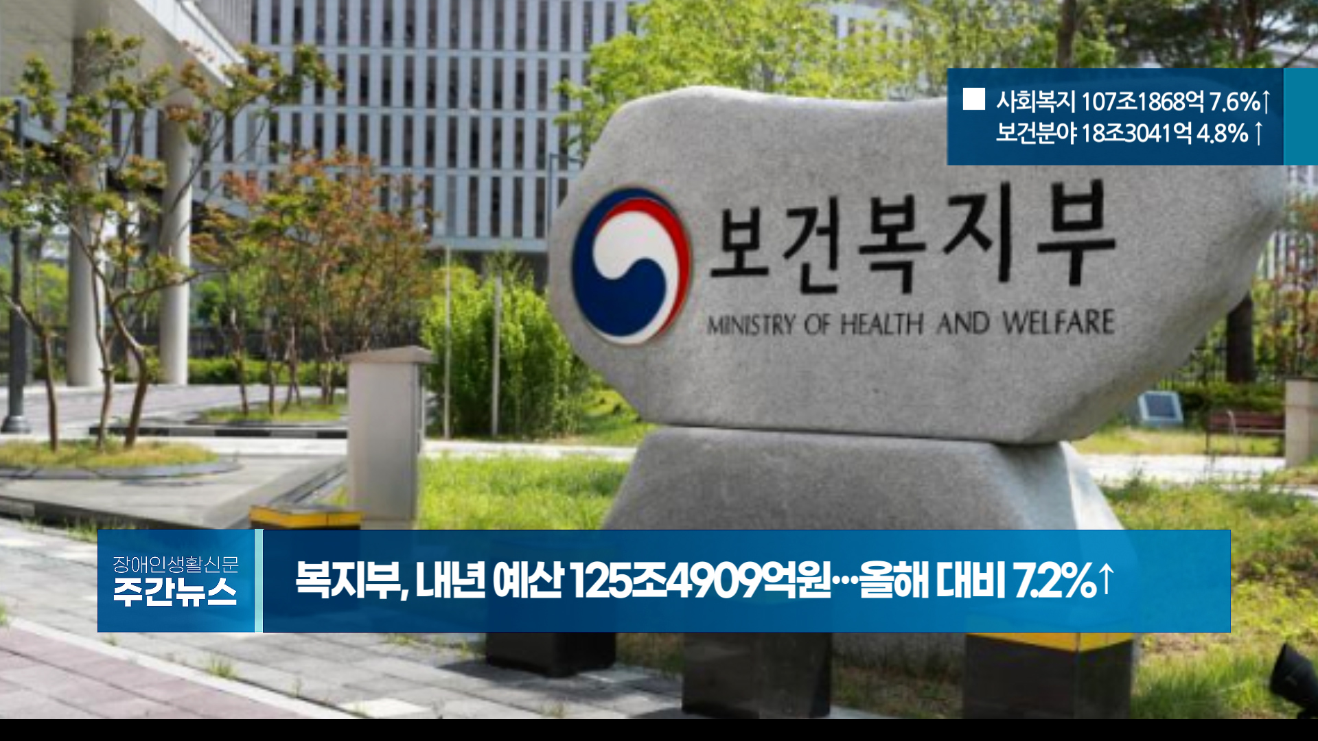 장애인생활신문 주간 뉴스 2024년 12월 13일